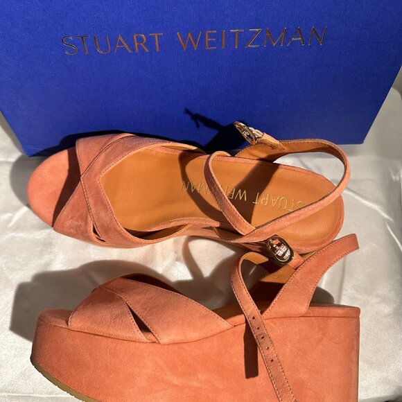 Stuart Weitzman Carmen Midi Wedge – Brand New! - Picture 3 of 4